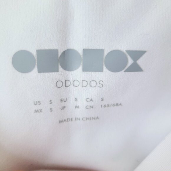 Ododos White Crossover Waistband Running Yoga Leggings Small - New with tags - Picture 5 of 10